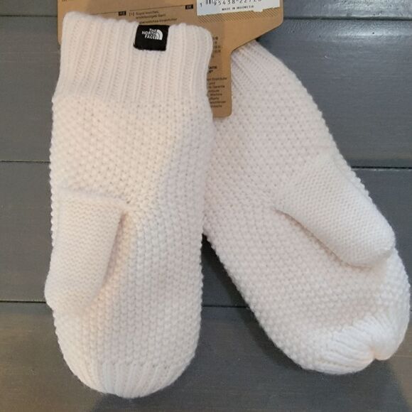 Women's The North Face Cable Minnasoft knit-fleece liner Mittens sz Medi… - Picture 4 of 10